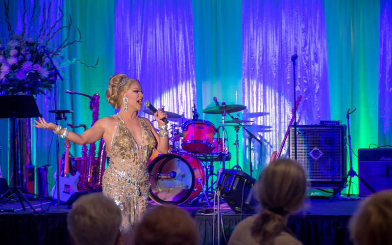 Christopher Peterson wowed the crowd at the Pure Silver gala. BY DENY HOWETH